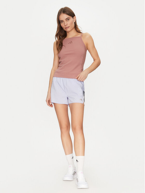 adidas adidas Топ ALL SZN Rib JJ1222 Рожевий Slim Fit