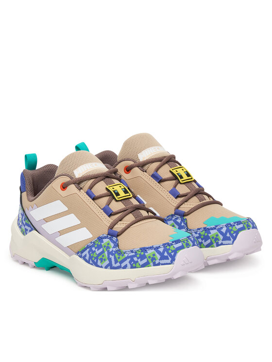 adidas Трекінгові черевики adidas Minecraft Terrex Ax4R Hiking JR1298 Бежевий