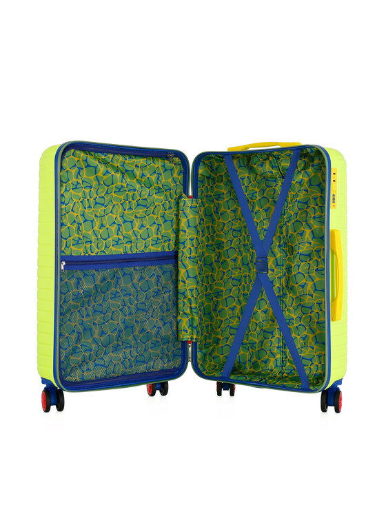 Semi Line Stredný kufor Semi Line T5939-2 Zelená