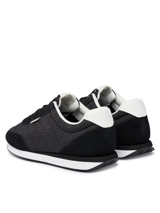 Calvin Klein Sneakers Calvin Klein Retro Runner Ripstop Aop Ny HM0HM02140 Nero