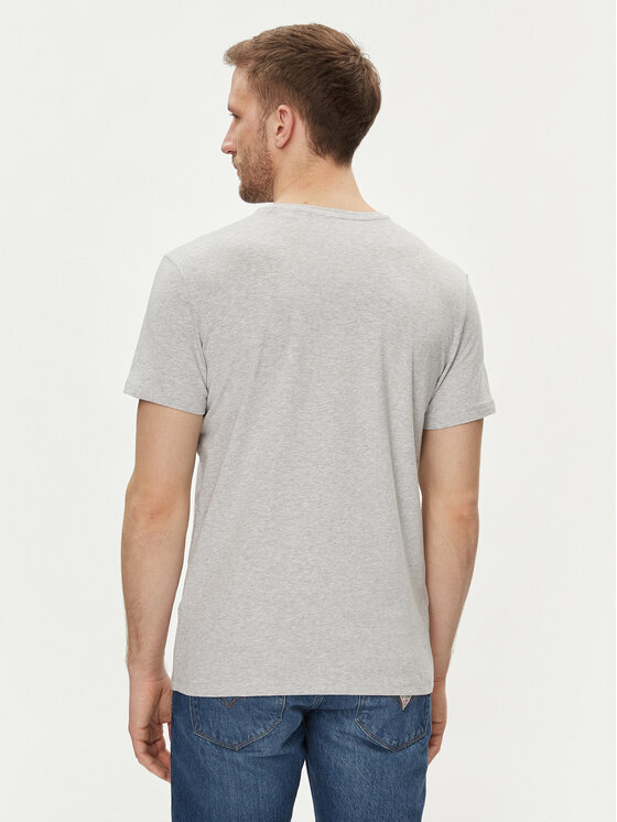 Guess Guess Футболка Caleb U97M00 KCD31 Сірий Slim Fit