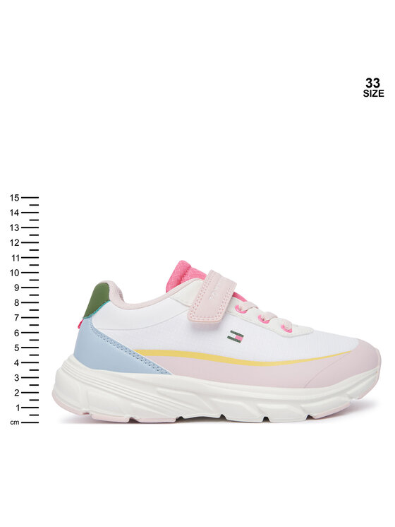 Tommy Hilfiger Zapatillas Tommy Hilfiger Low Cut Lace-Up/Velcro Sneaker T1A9-35107-1861 S De color
