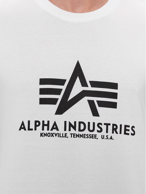 Alpha Industries Alpha Industries Футболка Basic 100501 Білий Regular Fit