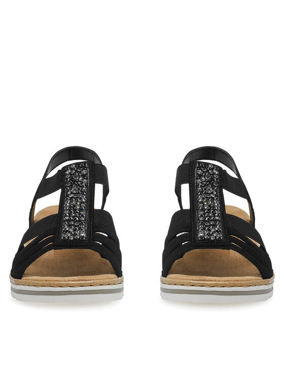 Rieker Sandali Rieker V0652-00 Nero