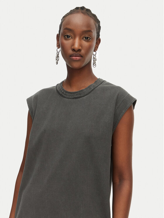 G-STAR G-Star Raw Vsakodnevna obleka Washed D28704-E401 Črna Relaxed Fit