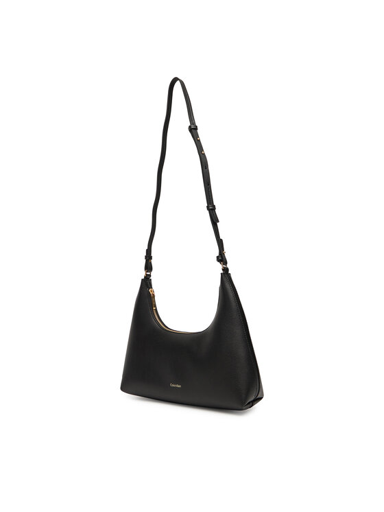 Calvin Klein Torbica Calvin Klein Foil Logo Conv Shou?Lder Bag LV04F3272G Crna