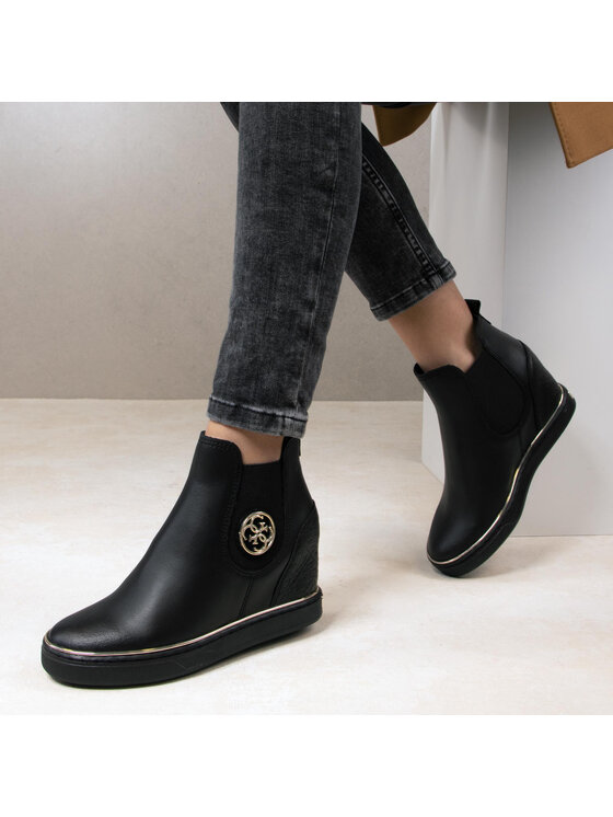 Guess Stivaletti Guess Freda FLFRE3 LEA12 Nero
