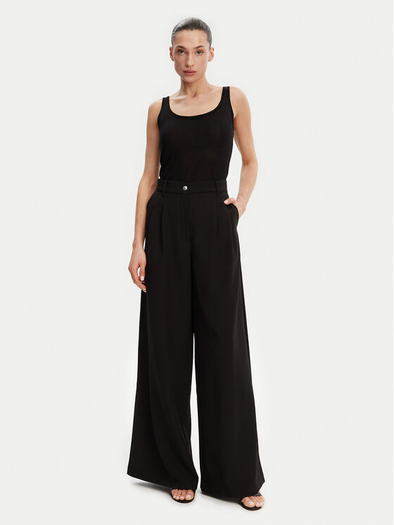 Guess Guess Топ W5GR16 Z3E22 Чорний Regular Fit