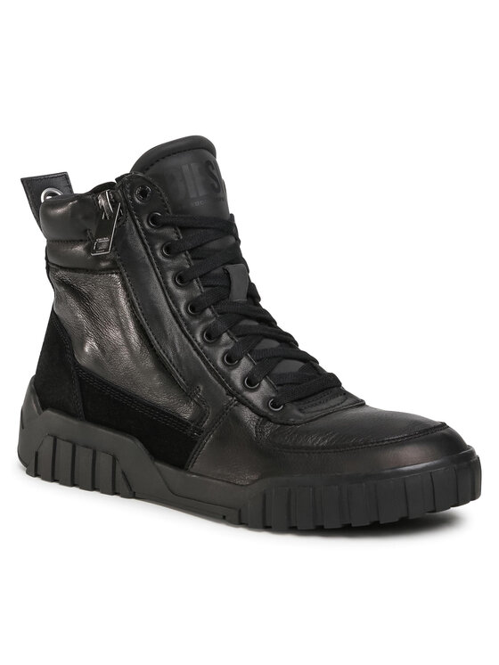 Sneakersy Diesel S-Rua Mid Y02003 PR131 T8013 Černá | Eobuv.cz