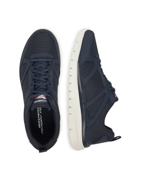 Skechers Сникърси Skechers BURNS 8790117 NVRD Тъмносин
