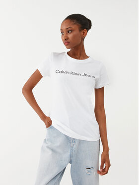 Calvin Klein Jeans Calvin Klein Jeans T-shirt J20J220253 Bianco Slim Fit