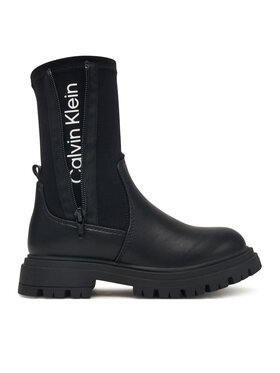 Calvin Klein Členková obuv Calvin Klein Chelsea Boot V3A5-83123-1464 S Čierna