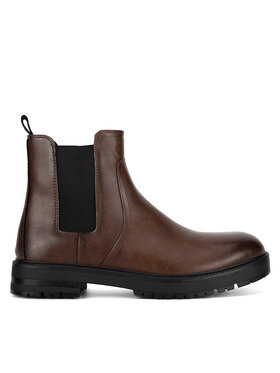 Lasocki Kotníková obuv s elastickým prvkem Lasocki 123AM1760 Hnědá