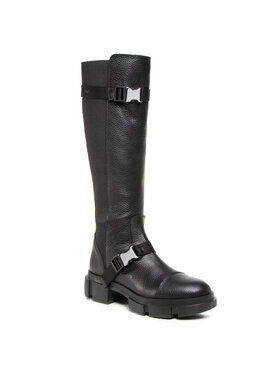 Pollini Cizme lungi riding Pollini SA26154G0BTF0000 Negru