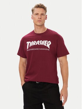 Thrasher Thrasher Camiseta Skatemag Guinda/burdeos Regular Fit