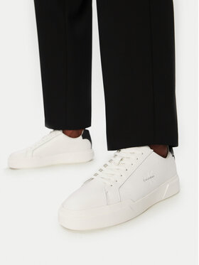 Calvin Klein Сникърси Calvin Klein Chunky Cupsole Laceup Lth YM0YM01344 Бял