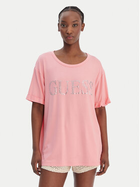 Guess Guess Футболка E5GI07 K68D2 Рожевий Regular Fit