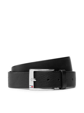 Tommy Hilfiger Pánsky opasok Tommy Hilfiger New Aly Belt AM0AM08363 Čierna