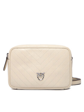 PINKO Kabelka PINKO Carrie Camera Bag Classic Al 25-26 PLTT 104336 A2JC Écru