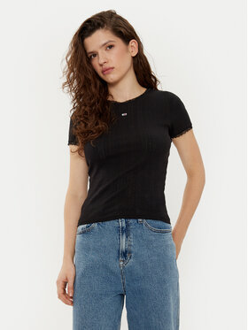 Tommy Jeans Tommy Jeans Camiseta DW0DW19493 Negro Slim Fit