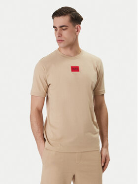 HUGO HUGO Camiseta Diragolino212 50447978 Beis Regular Fit