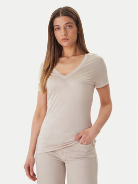 Guess Guess Футболка W5GP31 KCSX2 Бежевий Classic Fit