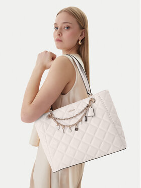 Guess Дамска чанта Guess Libby HWGG99 12250 Бял