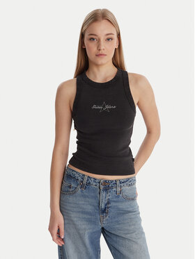 Guess Jeans Guess Jeans Топ 180345 Чорний Classic Fit