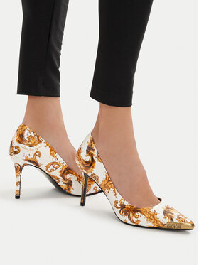 Versace Jeans Couture Туфлі на шпильці Versace Jeans Couture 80VA3S50 ZS366 G03 Білий