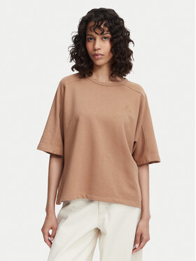 Beverly Hills Polo Club Beverly Hills Polo Club Camiseta P-SS26W-TS00817 Marrón claro Oversize