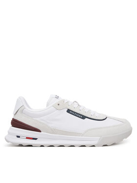 Tommy Hilfiger Sneakersy Tommy Hilfiger Retro Runner Seasonal FM0FM05425 Biela