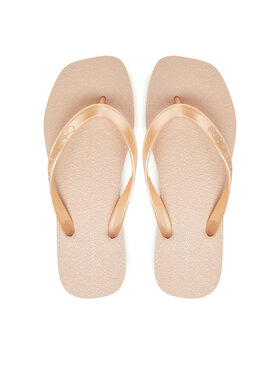 Calvin Klein Jeans Japonke Calvin Klein Jeans Thong+ Tpu Metallic YW0YW01720 Roza