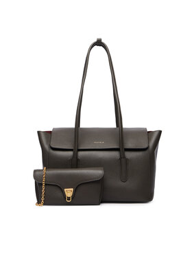 Coccinelle Τσάντα Coccinelle T8A Coccinelle Double Beat E1 T8A 11 02 01 Χακί