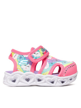 Skechers Sandály Skechers Heart Lights Sandals-Cutie Clouds 302977N/HPMT Růžová