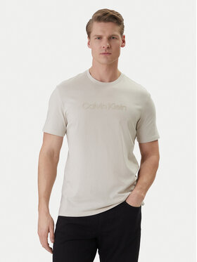 Calvin Klein Calvin Klein Camiseta LV04LF810G Écru Regular Fit