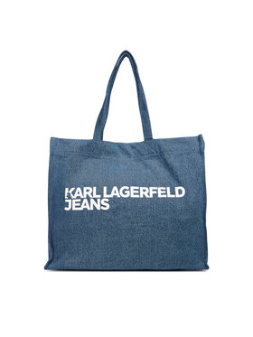 Karl Lagerfeld Jeans Kabelka Karl Lagerfeld Jeans A3W50069 Modrá