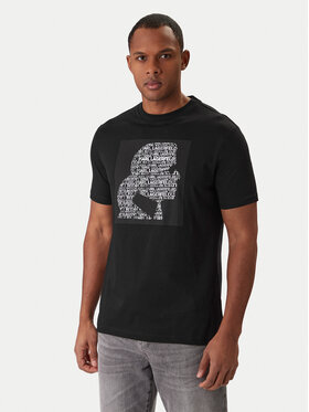 KARL LAGERFELD KARL LAGERFELD Camiseta 755075 561252 Negro Regular Fit