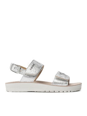 Geox Sandály Geox J S.Costarei G. A J15EAA 000BN C1007 S Stříbrná
