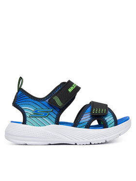 Skechers Босоніжки Skechers Microspec-Splash 407034N/BKLM Голубий