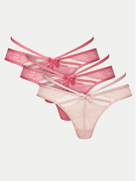 Hunkemöller Hunkemöller Комплект стрінгів 301423 Рожевий