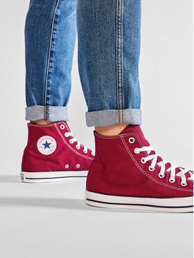 Converse Кеди Converse All Star Hi Maroon M9613 Бордовий