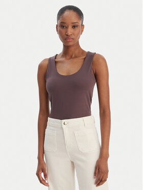 Marella Marella Top Emme by Marella Tiglio 2615941051 Marrone Slim Fit