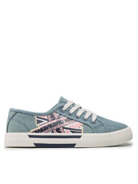 Pepe Jeans Tenisky Pepe Jeans Brady Flag G PGS30563 Modrá