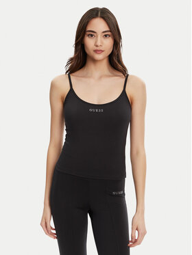 Guess Guess Топ V5RP09 KCD02 Чорний Regular Fit