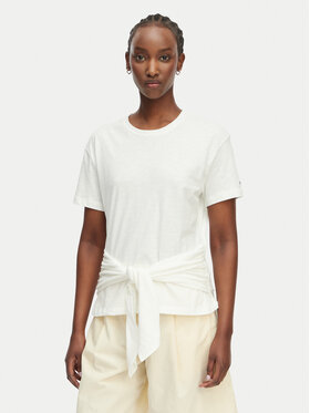 Tommy Hilfiger Tommy Hilfiger Camiseta WW0WW49256 Blanco Relaxed Fit