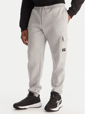 Reebok Reebok Παντελόνι φόρμας Wada RK25147CCM Γκρι Regular Fit