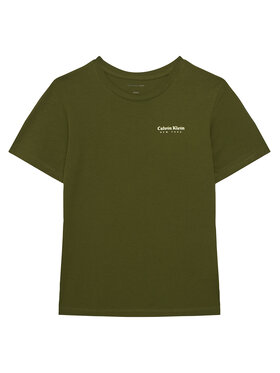 Calvin Klein Jeans Calvin Klein Jeans Camiseta Minimal Logo IB0IB02608 Verde Regular Fit
