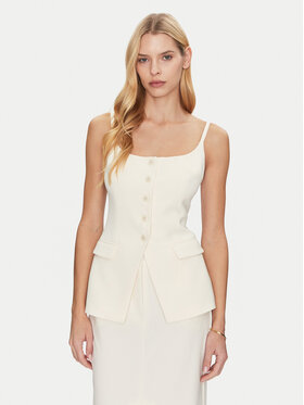 Simona Corsellini Simona Corsellini Топ P25CPTO00801 Бежевий Slim Fit