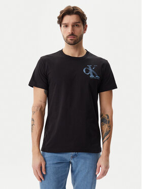 Calvin Klein Jeans Calvin Klein Jeans T-shirt Meta Monogram J30J325498 Nero Regular Fit