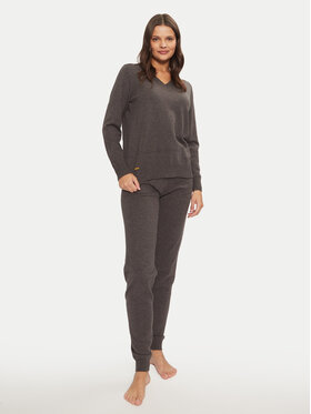 Selmark Selmark Pižama P9876 Pilka Relaxed Fit